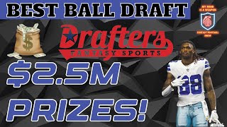 Drafters Best Ball Draft  2024 Fantasy Football Strategy Cowboys Watch Party [upl. by Finegan]