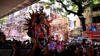 Chichpokli Cha Chintamani VIsarjan 2017  From Starting to Girgaon Chaupatty on Varsaa Aarti [upl. by Htebharas]