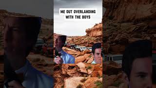 Bringing the party out to the trails 😆 overland overlandrig budgetbuild gmt800 silverado moab [upl. by Azial]