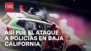 Disparan contra policías en Valle de Guadalupe Baja California un oficial muerto y otro herido [upl. by Reahard]