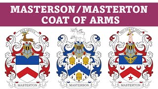 Masterson Coat of Arms amp Family Crest  Symbols Bearers History [upl. by Melgar]