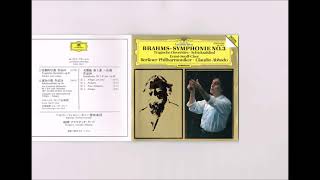 Brahms  Symphony No3 Abbado Berliner [upl. by Evangelist569]