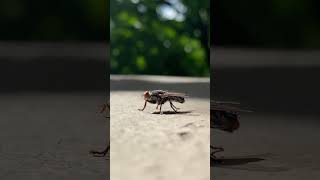 House flies have a lifespan of two weeks houseflies flies getridofflies naturalremedy facts [upl. by Greenes]