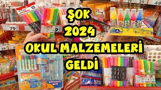 ŞOK OKULA DÖNÜŞ 2024🔊 ŞOK MARKET OKUL KIRTASİYE MALZEMELERİ GELDİ 💯STABİLO SHARPİE BACK TO SCHOOL [upl. by Iseabal]