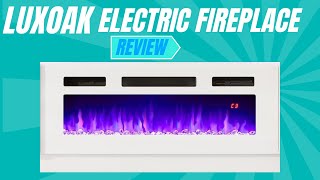 Luxoak Electric Fireplace Review [upl. by Atnod]