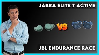 Jabra Elite 7 Active vs JBL Endurance Race Comparison [upl. by Doralin721]