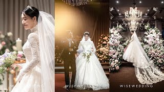 Stunning wedding inside look photos of actress Cha Chung Hwa unveiled [upl. by Lesirg]