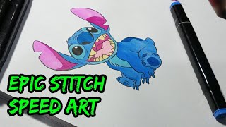 quotCREATING Stitch A Speed PAINT Adventure [upl. by Milah]