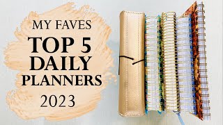 MY TOP 5 DAILY PLANNERS  2023 [upl. by Amarillas]