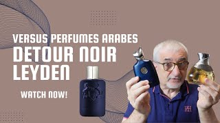 VERSUS CLONES ARABES  DETOUR NOIR vs LEYDEN👍🧴 perfumes [upl. by Brocklin893]