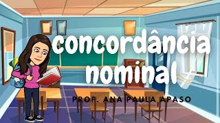 CONCORDÂNCIA NOMINAL [upl. by Etoile]