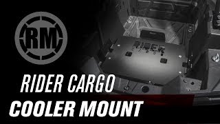 Rider Cargo UTV YETI Cooler Mount [upl. by Esyahc]