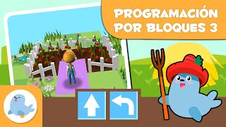 👧 PROGRAMACIÓN por BLOQUES para niños ​🤖 Episodio 3 ⏫ Hacia delante y hacia la izquierda ​⏪​ [upl. by Gianna]