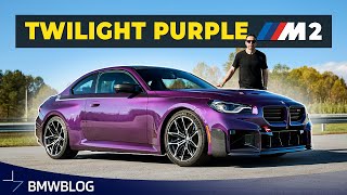 2025 BMW M2 in Twilight Purple  First Look [upl. by Rramo]