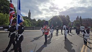 Pride of the Rock Flute Band Dumbarton  Royal Black Preceptory parade 10thAug 2024 [upl. by Zenda735]