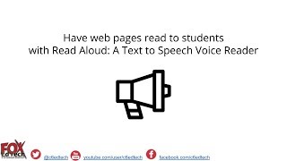 Read Aloud A Text to Speech Voice Reader Chrome Extension [upl. by Haneekas]