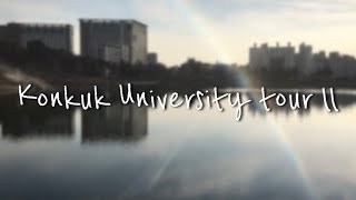 Konkuk University Tour part 2 l Korean University l Autumn [upl. by Amikan379]