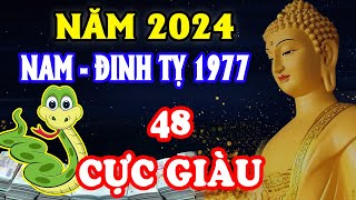 🔴Tử Vi 2024 Tuổi Đinh Tỵ 1977 Nam Mạng Mệnh Đắc Tài Phú Làm Ăn Thuận Lợi Cực Giàu [upl. by Aneladgam116]