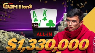 Super High Roller Poker FINAL TABLE with Samuel Mullur [upl. by Thorman]