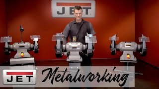 JET Metalworking Bench Grinders Demo [upl. by Yvel]