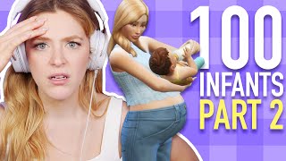 Can You Have 100 Babies In One Lifespan In The Sims 4  100 BABY CHALLENGE SPEEDRUN  Part 2 [upl. by Sissy43]