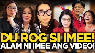 IMEE ALAM MO NA BA NGAG SI MARCOS JR MAHARLIKA AT CATHY BINAG SINUPLAK SI IMEE [upl. by Liag]