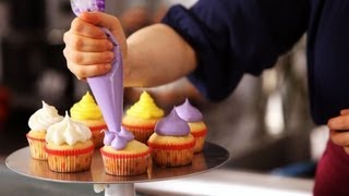 5 Cupcake Icing Techniques  Cake Decorating [upl. by Ferneau991]