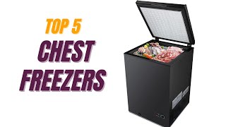 Top 5 Best Chest Freezers  Best Chest Freezers 2023 [upl. by Htebilil]