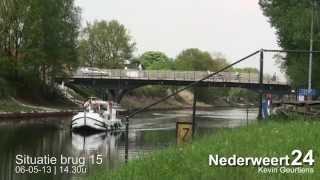 Verbreding Brug 15 Nederweert van Start [upl. by Weidner]