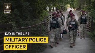 Day In The Life Military Police Officer  US Army [upl. by Namref]