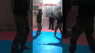 Rifle self defence with commando  Rifle selfdefence  selfdefence  gun self defence  indianarmy [upl. by Ahtibat]