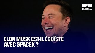 Elon Musk estil égoïste avec SpaceX [upl. by Netsew171]