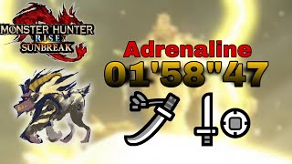 MHRiseSunbreak Furious Rajang Adrenaline 2P LsSns 0158 [upl. by Spracklen]