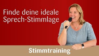 Stimmtraining  Finde deine ideale Stimmlage [upl. by Enitsua]