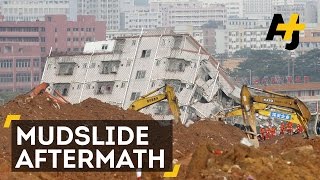 Huge Mudslide In China Swallows 33 Buildings [upl. by Lainahtan183]