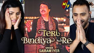 TERI BINDIYA RE  REACTION  Sairam Iyer amp Santosh Mulekar  Sufiscore  New Romantic Hindi Song [upl. by Sarson]