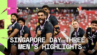 New Zealand are backtoback champions  HSBC SVNS Singapore Day Three Mens Highlights [upl. by Possing]