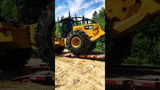 The New skidder Cat 555D [upl. by Htnicayh18]