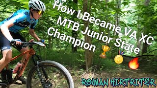 How I Became VA XC MTB Junior State Champion [upl. by Anna-Diane]