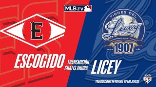 Tigres de el Licey vs Escogido [upl. by Rutan]