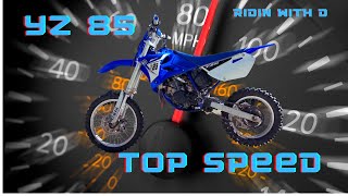 Yz 85 Real Top Speed [upl. by Valeria20]