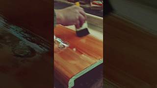 COMO BARNIZAR MADERA CON BROCHA tutorial diy pintura woodworking tips tutorial [upl. by Leverick711]