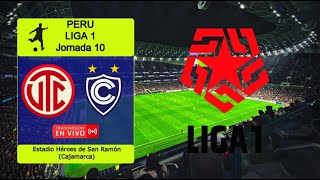 UTC CAJAMARCA 12 CIENCIANO en vivo  PERU LIGA 1  CLAUSURA  JORNADA 10 [upl. by Gerrie]