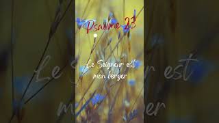 Psaume 23 Le Seigneur est mon berger [upl. by Ahsima]