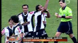 Alianza Lima vs Juan Aurich 10 Descentralizado 2010 [upl. by Burta866]