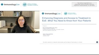 Webinar Enhancing Diagnosis and Access to Treatment in Eosinophilic Esophagitis EoE [upl. by Buyse]