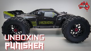 Unboxing Team Corally Punisher XP6S Monster Truck [upl. by Oakie]