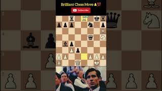 Brilliant Chess Move shorts chess chessmoves chesstactics [upl. by Lichter]