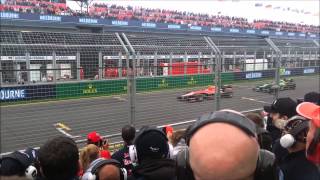 F1 2013 vs 2014 sound comparison  Melbourne [upl. by Yrakcaz]