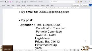 PUBLIC HEARING Marine Oil Pollution Bill KZN Training Academy Umbilo 22 Nov 2024 [upl. by Odlonra]